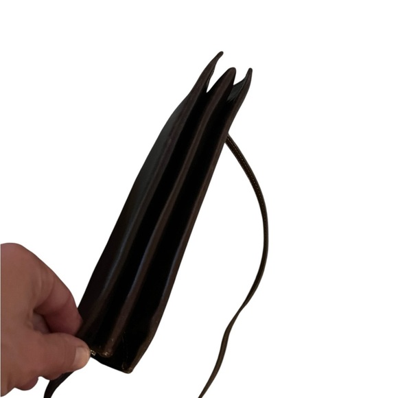 PRUNE  Vintage Wristlet, Clutch or Small Purse Black Leather - Picture 3 of 8